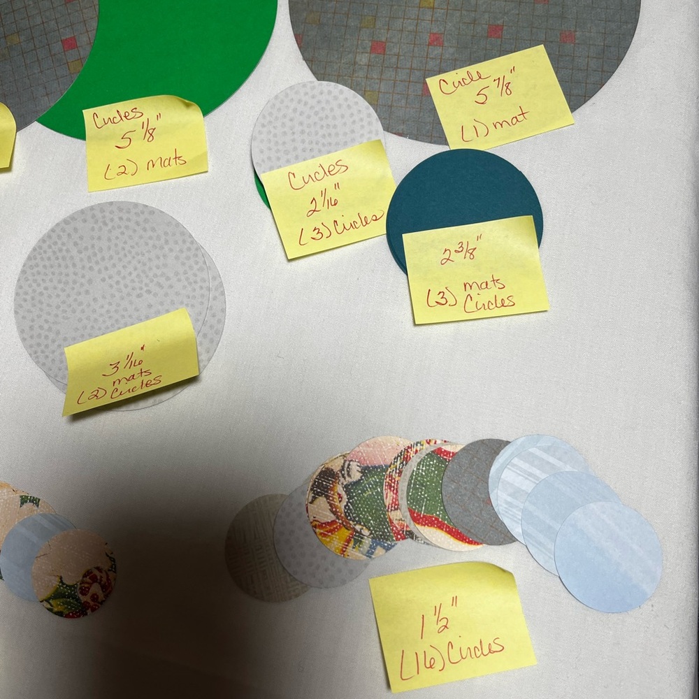 Photo mats for scrapbooking or use in crafting
